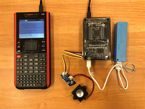 Uppställningen som används för att göra musik